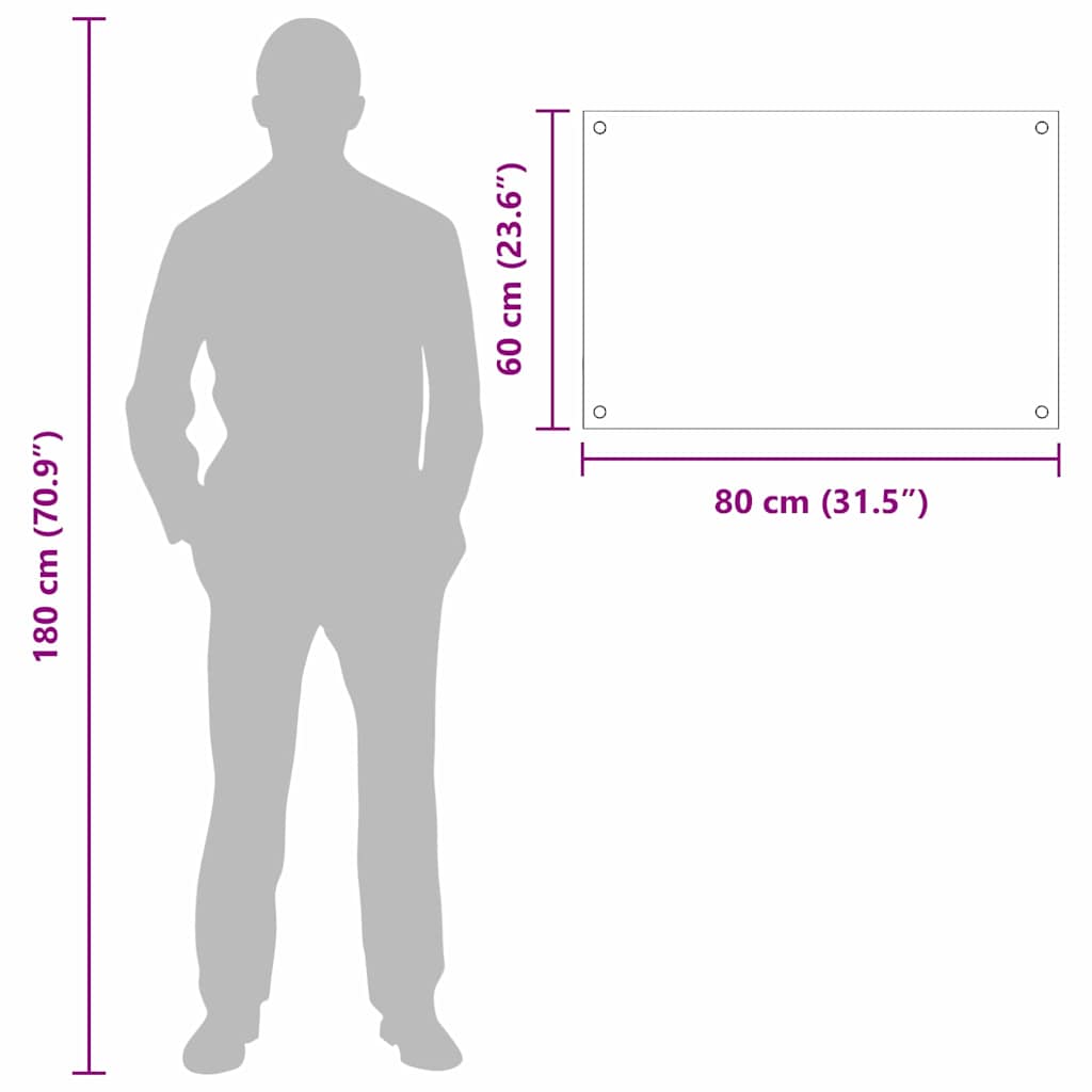 Rivestimento da Cucina 2 pcs Grigio scuro 80 x 60 cm 3415463