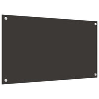 Rivestimento da Cucina 2 pz-Set di 2 Paraschizzi per Cucina Grigio scuro 90 x 50 cm