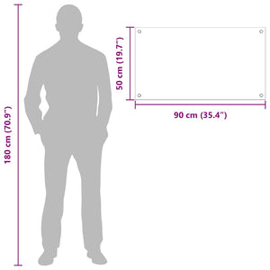 Rivestimento da Cucina 2 pcs Grigio scuro 90 x 50 cm 3415465