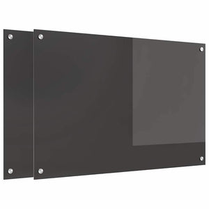 Rivestimento da Cucina 2 pcs Grigio scuro 90 x 60 cm 3415466