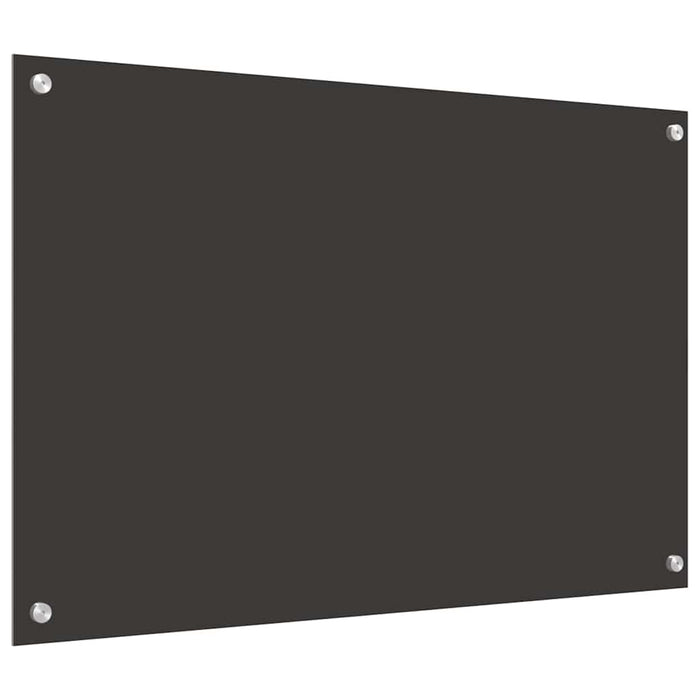 Rivestimento da Cucina 2 pz-Set di 2 Paraschizzi per Cucina Grigio scuro 90 x 60 cm