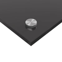 Rivestimento da Cucina 2 pz-Set di 2 Paraschizzi per Cucina Grigio scuro 100 x 50 cm