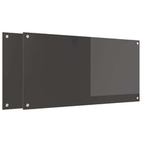 Rivestimento da Cucina 2 pcs Grigio scuro 100 x 50 cm 3415468