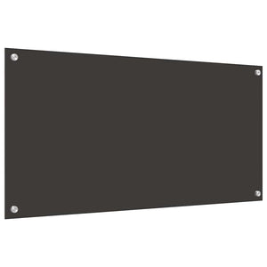 Rivestimento da Cucina 2 pz-Set di 2 Paraschizzi per Cucina Grigio scuro 100 x 50 cm