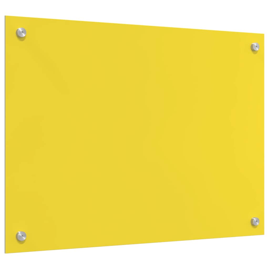 Rivestimento da Cucina 2 pcs Giallo 70 x 50 cm vetro temperato 3415471