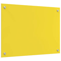 Rivestimento da Cucina 2 pcs Giallo 70 x 50 cm vetro temperato 3415471