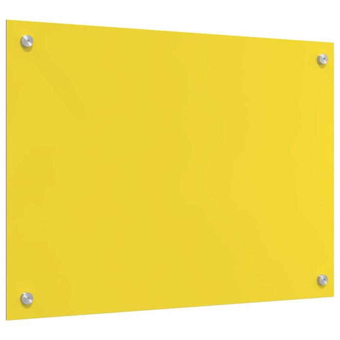 Rivestimento da Cucina 2 pcs Giallo 70 x 50 cm vetro temperato 3415471