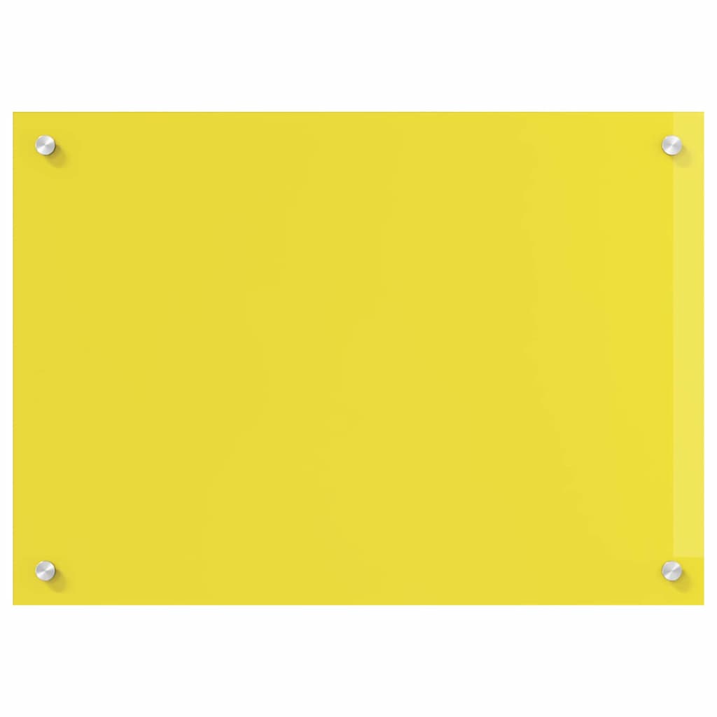 Rivestimento da Cucina 2 pcs Giallo 70 x 50 cm vetro temperato 3415471