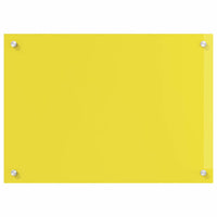 Rivestimento da Cucina 2 pcs Giallo 70 x 50 cm vetro temperato 3415471
