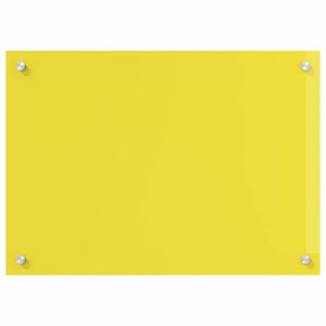 Rivestimento da Cucina 2 pcs Giallo 70 x 50 cm vetro temperato 3415471