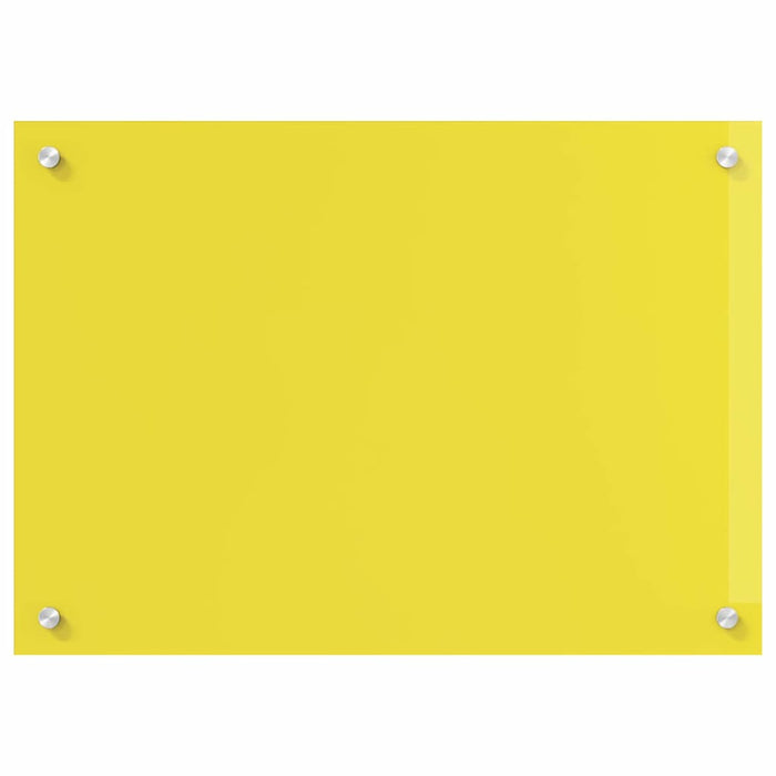 Rivestimento da Cucina 2 pcs Giallo 70 x 50 cm vetro temperato 3415471