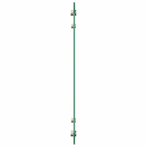 Rivestimento da Cucina 2 pcs Giallo 70 x 50 cm vetro temperato 3415471