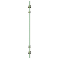 Rivestimento da Cucina 2 pz-Set di 2 Paraschizzi per Cucina Giallo 80 x 40 cm vetro temperato