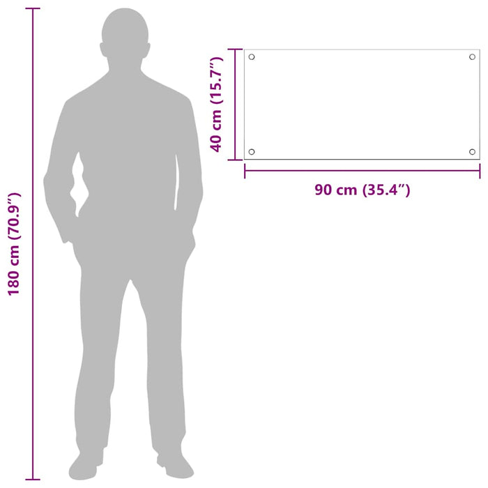 Rivestimento da Cucina 2 pcs Giallo 90 x 40 cm vetro temperato 3415476