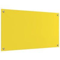 Rivestimento da Cucina 2 pcs Giallo 90 x 50 cm vetro temperato 3415477