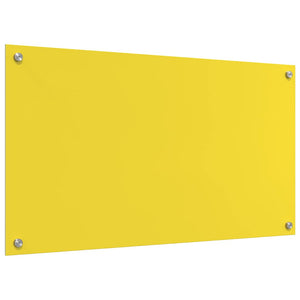 Rivestimento da Cucina 2 pcs Giallo 90 x 50 cm vetro temperato 3415477