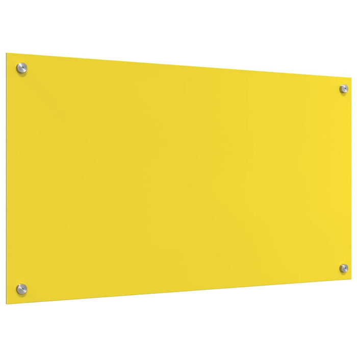 Rivestimento da Cucina 2 pcs Giallo 90 x 50 cm vetro temperato 3415477