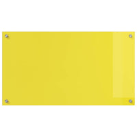 Rivestimento da Cucina 2 pcs Giallo 90 x 50 cm vetro temperato 3415477
