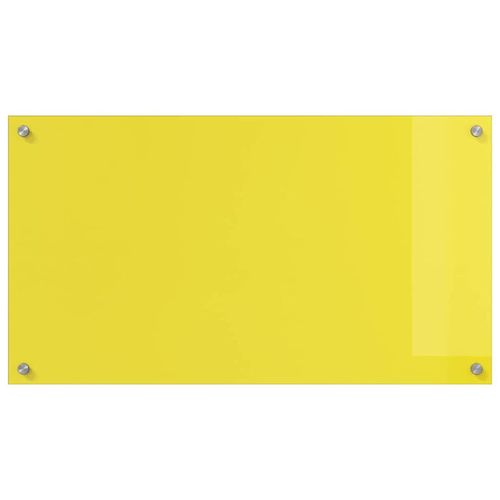 Rivestimento da Cucina 2 pcs Giallo 90 x 50 cm vetro temperato 3415477