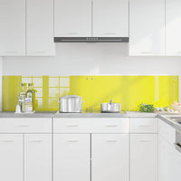 Rivestimento da Cucina 2 pcs Giallo 100 x 40 cm vetro temperato 3415479