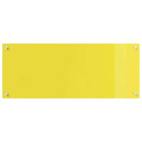 Rivestimento da Cucina 2 pcs Giallo 100 x 40 cm vetro temperato 3415479