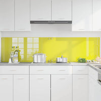 Rivestimento da Cucina 2 pcs Giallo 100 x 50 cm vetro temperato 3415480