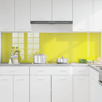 Rivestimento da Cucina 2 pcs Giallo 100 x 60 cm vetro temperato 3415481