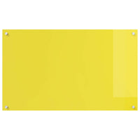 Rivestimento da Cucina 2 pcs Giallo 100 x 60 cm vetro temperato 3415481