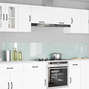 Rivestimento da Cucina 2 pcs Bianco 120 x 40 cm vetro temperato 3415485