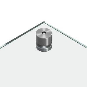 Rivestimento da Cucina 2 pz-Set di 2 Paraschizzi per Cucina Trasparente 110 x 50 cm