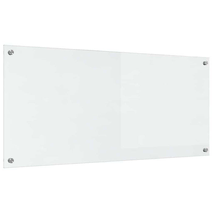 Rivestimento da Cucina 2 pz-Set di 2 Paraschizzi per Cucina Trasparente 110 x 50 cm