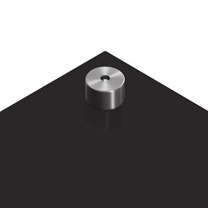 Rivestimento da Cucina 2 pcs Nero 110 x 50 cm vetro temperato 3415495