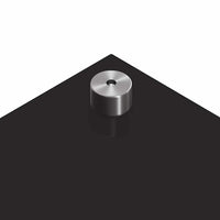 Rivestimento da Cucina 2 pcs Nero 110 x 60 cm vetro temperato 3415496