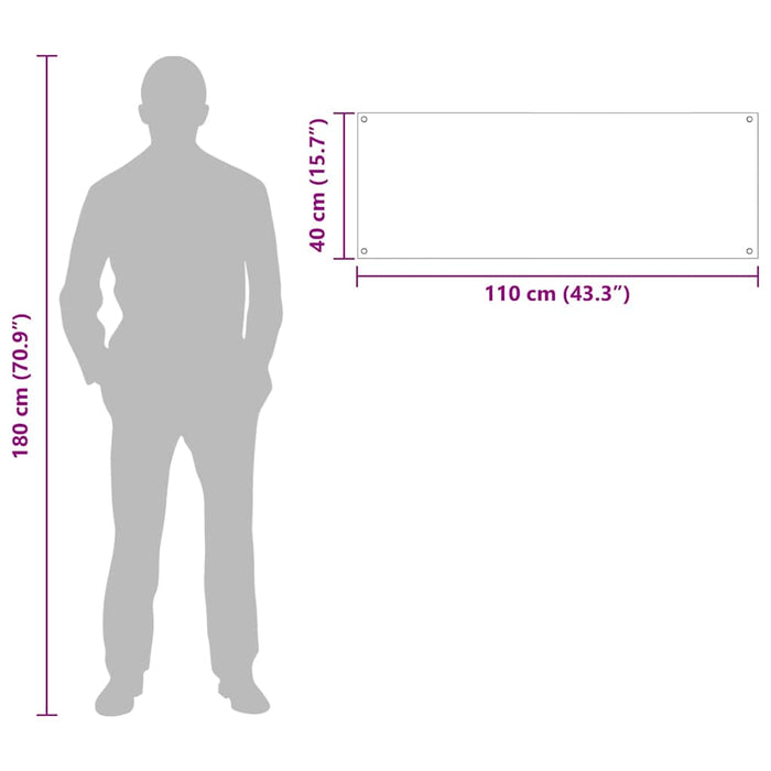 Rivestimento da Cucina 2 pcs Grigio chiaro 110 x 40 cm 3415500