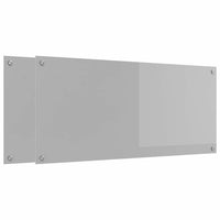 Rivestimento da Cucina 2 pcs Grigio chiaro 110 x 50 cm 3415501