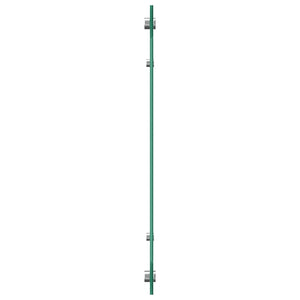 Rivestimento da Cucina 2 pz-Set di 2 Paraschizzi per Cucina Grigio scuro 110 x 40 cm