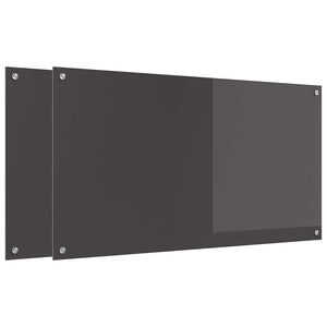 Rivestimento da Cucina 2 pcs Grigio scuro 110 x 60 cm 3415508