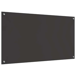 Rivestimento da Cucina 2 pz-Set di 2 Paraschizzi per Cucina Grigio scuro 110 x 60 cm