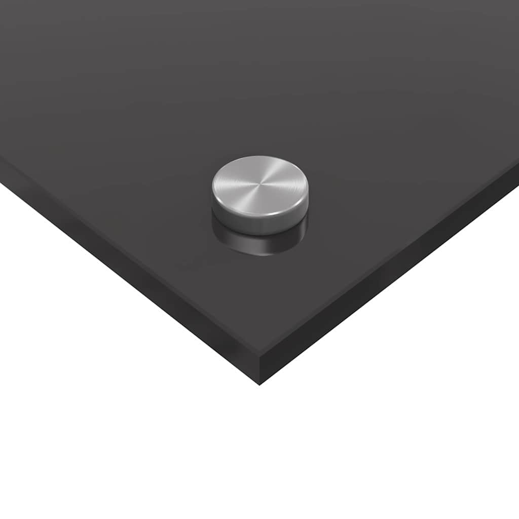 Rivestimento da Cucina 2 pz-Set di 2 Paraschizzi per Cucina Grigio scuro 120 x 50 cm