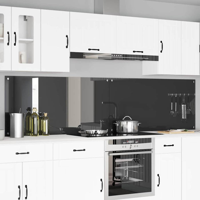 Rivestimento da Cucina 2 pcs Grigio scuro 120 x 60 cm 3415511