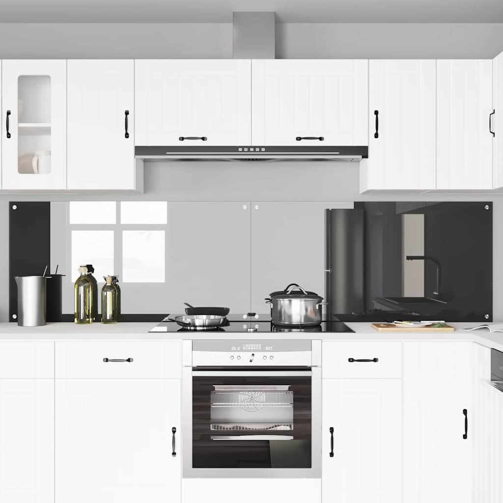 Rivestimento da Cucina 2 pcs Grigio scuro 120 x 60 cm 3415511