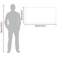 Rivestimento da Cucina 2 pcs Grigio scuro 120 x 60 cm 3415511