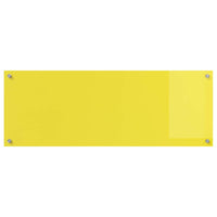 Rivestimento da Cucina 2 pcs Giallo 110 x 40 cm vetro temperato 3415512