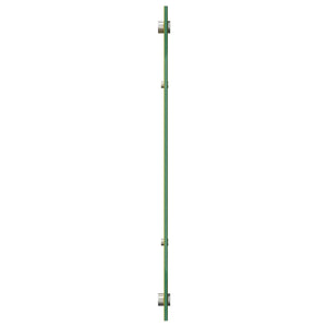 Rivestimento da Cucina 2 pcs Giallo 110 x 50 cm vetro temperato 3415513