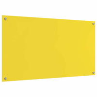 Rivestimento da Cucina 2 pcs Giallo 110 x 60 cm vetro temperato 3415514