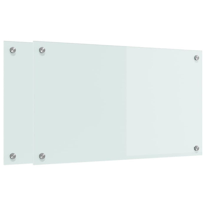 Rivestimento da Cucina 2 pcs Bianco 70 x 40 x 0.8 cm 3415518