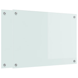 Rivestimento da Cucina Bianco 70 x 50 x 0.8 cm vetro temperato 3415519