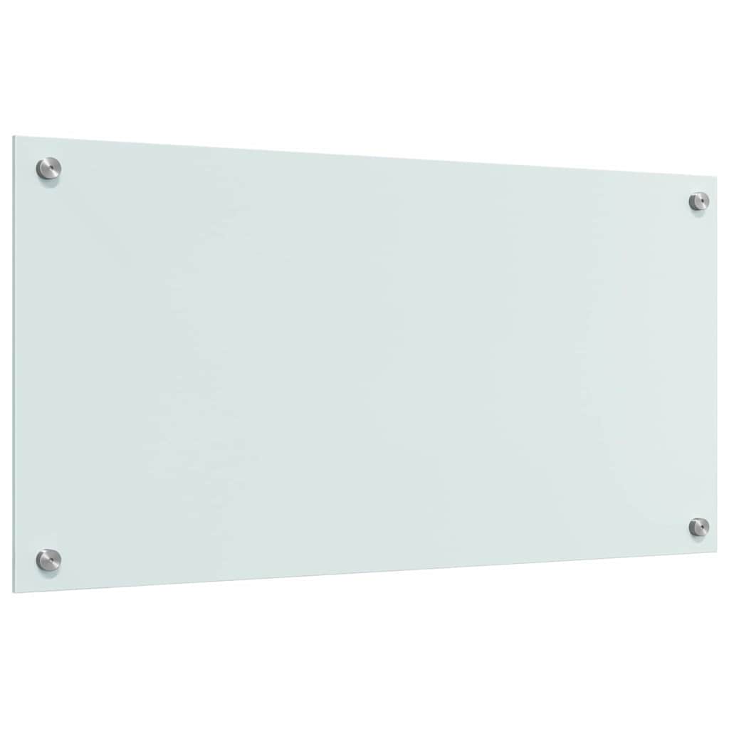 Rivestimento da Cucina Bianco 80 x 40 x 0.8 cm vetro temperato 3415521