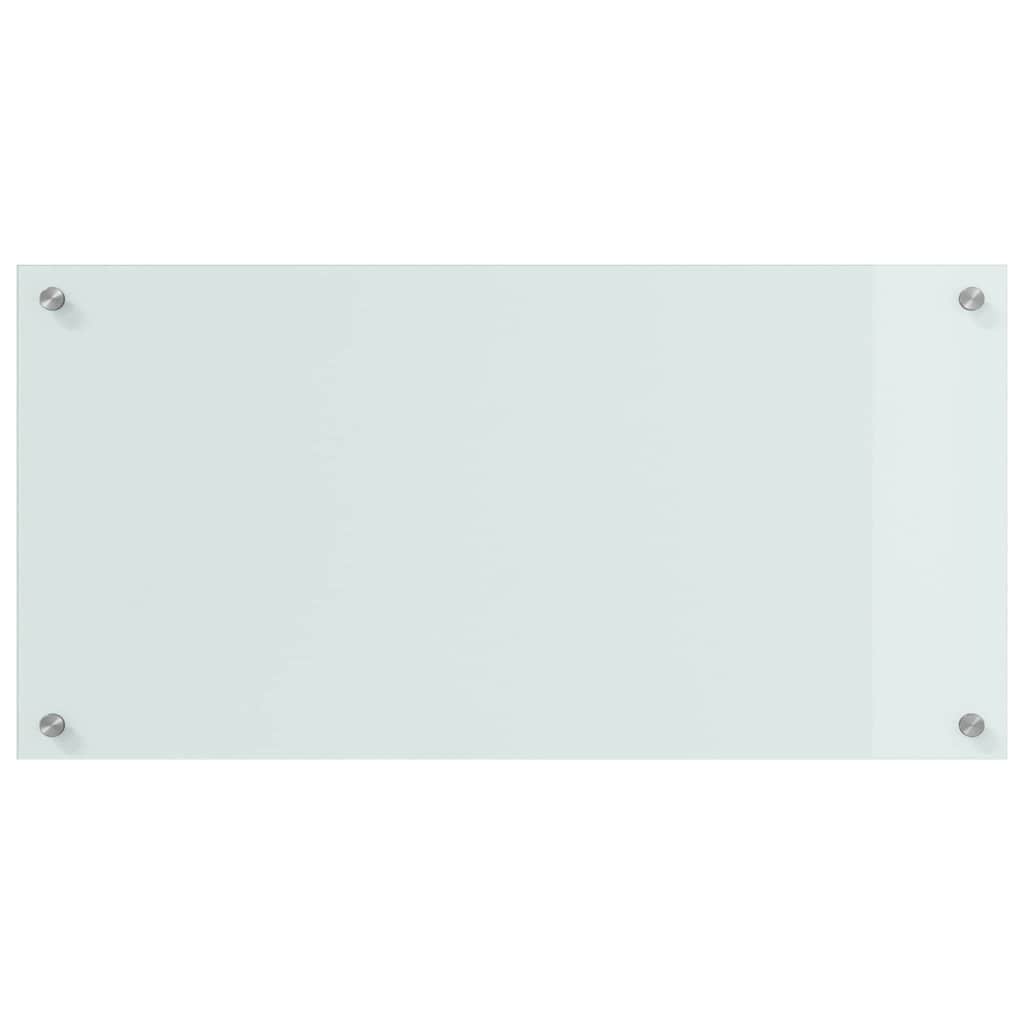 Rivestimento da Cucina Bianco 80 x 40 x 0.8 cm vetro temperato 3415521