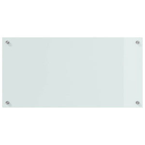 Rivestimento da Cucina Bianco 80 x 40 x 0.8 cm vetro temperato 3415521